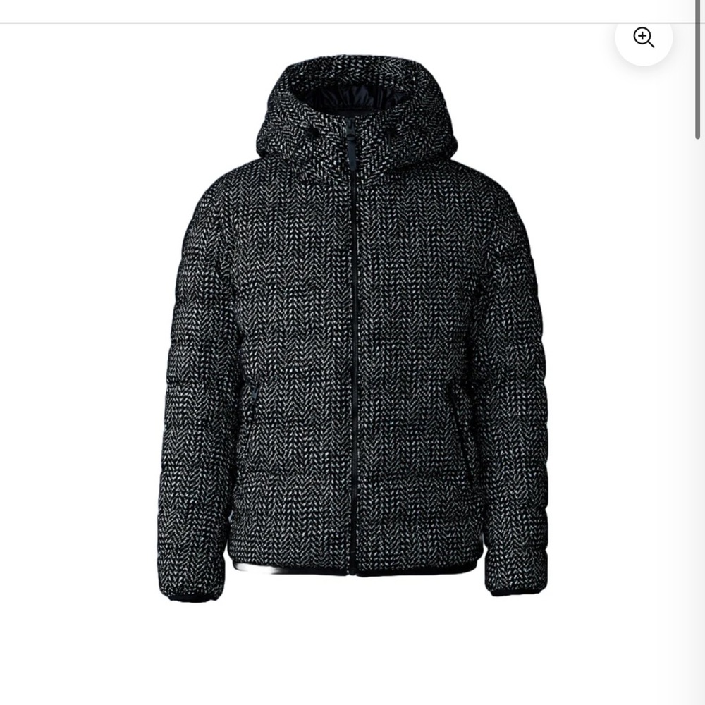 Mackage Men's Gray Patterned Puffer Jacket